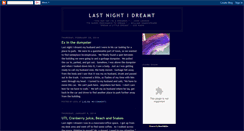 Desktop Screenshot of leislsdreams.blogspot.com