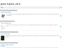 Tablet Screenshot of grace4greta.blogspot.com