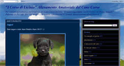 Desktop Screenshot of ilcanecorso.blogspot.com