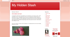 Desktop Screenshot of myhiddenstash.blogspot.com