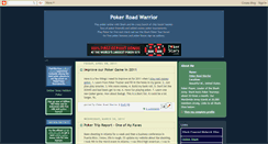 Desktop Screenshot of pokerroadwarrior.blogspot.com