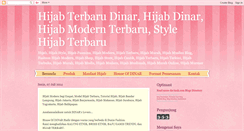 Desktop Screenshot of hijabmodernterbarudinar.blogspot.com