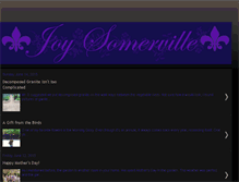 Tablet Screenshot of joysomerville.blogspot.com