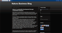 Desktop Screenshot of nakurubusinessassociation.blogspot.com