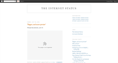 Desktop Screenshot of internetstatus.blogspot.com