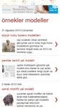 Mobile Screenshot of ornekler-modeller.blogspot.com