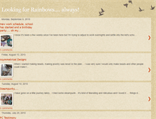 Tablet Screenshot of melinda-lookingforrainbows.blogspot.com