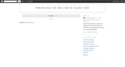 Desktop Screenshot of chunyangyin.blogspot.com