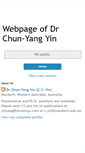 Mobile Screenshot of chunyangyin.blogspot.com