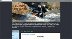 Desktop Screenshot of europeenmoto.blogspot.com
