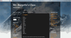 Desktop Screenshot of mrburgette.blogspot.com