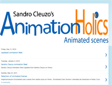 Tablet Screenshot of animationholicsanimatedscenes.blogspot.com