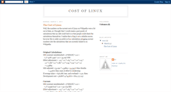 Desktop Screenshot of linuxcost.blogspot.com