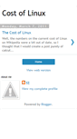 Mobile Screenshot of linuxcost.blogspot.com