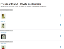 Tablet Screenshot of friendsofpeanut.blogspot.com