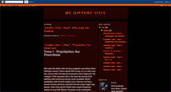 Desktop Screenshot of nadialovesejarah.blogspot.com