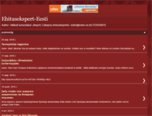 Tablet Screenshot of ehitusekspert-eesti.blogspot.com