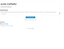 Tablet Screenshot of alinacapraru.blogspot.com