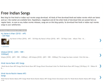 Tablet Screenshot of free-indian-songs.blogspot.com