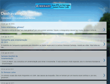 Tablet Screenshot of destravalingua.blogspot.com