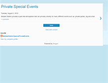 Tablet Screenshot of privatespecialevents.blogspot.com