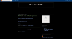 Desktop Screenshot of chatfelicita.blogspot.com