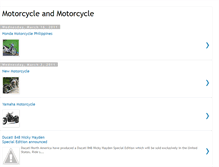 Tablet Screenshot of motorcycleandmotorcycle.blogspot.com