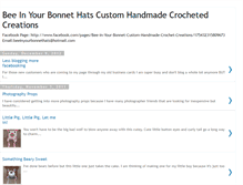 Tablet Screenshot of beeinyourbonnethats.blogspot.com