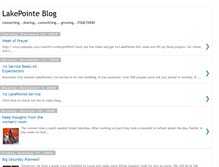 Tablet Screenshot of lakepointechurch.blogspot.com
