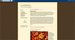 Desktop Screenshot of localkitchen.blogspot.com