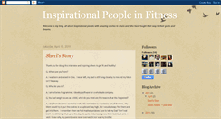 Desktop Screenshot of inspirationalpeopleinfitness.blogspot.com