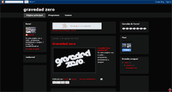 Desktop Screenshot of grav-zero.blogspot.com