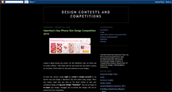 Desktop Screenshot of designcompetition.blogspot.com