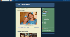 Desktop Screenshot of cottonfamilyblog.blogspot.com