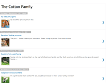 Tablet Screenshot of cottonfamilyblog.blogspot.com
