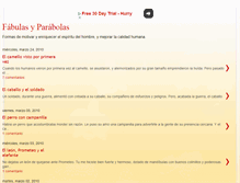 Tablet Screenshot of fabulasyparabolas.blogspot.com