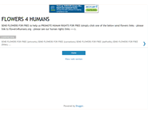 Tablet Screenshot of flowers4humans.blogspot.com