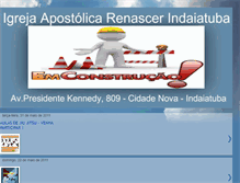 Tablet Screenshot of igrejarenascerindaiatuba.blogspot.com
