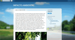 Desktop Screenshot of impacto-ambiental2011.blogspot.com