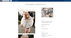 Desktop Screenshot of childrenportfolio.blogspot.com