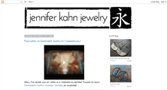 Desktop Screenshot of jenkahnjewelry.blogspot.com