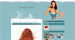 Desktop Screenshot of cassidysquest.blogspot.com