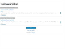 Tablet Screenshot of footmasturbation.blogspot.com