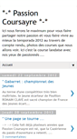 Mobile Screenshot of passioncoursayre.blogspot.com
