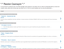 Tablet Screenshot of passioncoursayre.blogspot.com