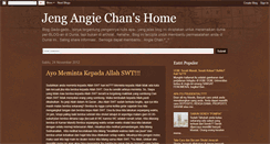 Desktop Screenshot of angiechanheboh.blogspot.com