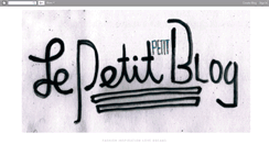 Desktop Screenshot of lepetitpetit.blogspot.com