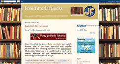 Desktop Screenshot of freetutorialbooks.blogspot.com
