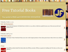 Tablet Screenshot of freetutorialbooks.blogspot.com