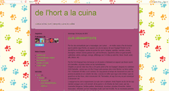 Desktop Screenshot of lhortalacuina.blogspot.com